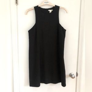 H&M Black Textured Dress